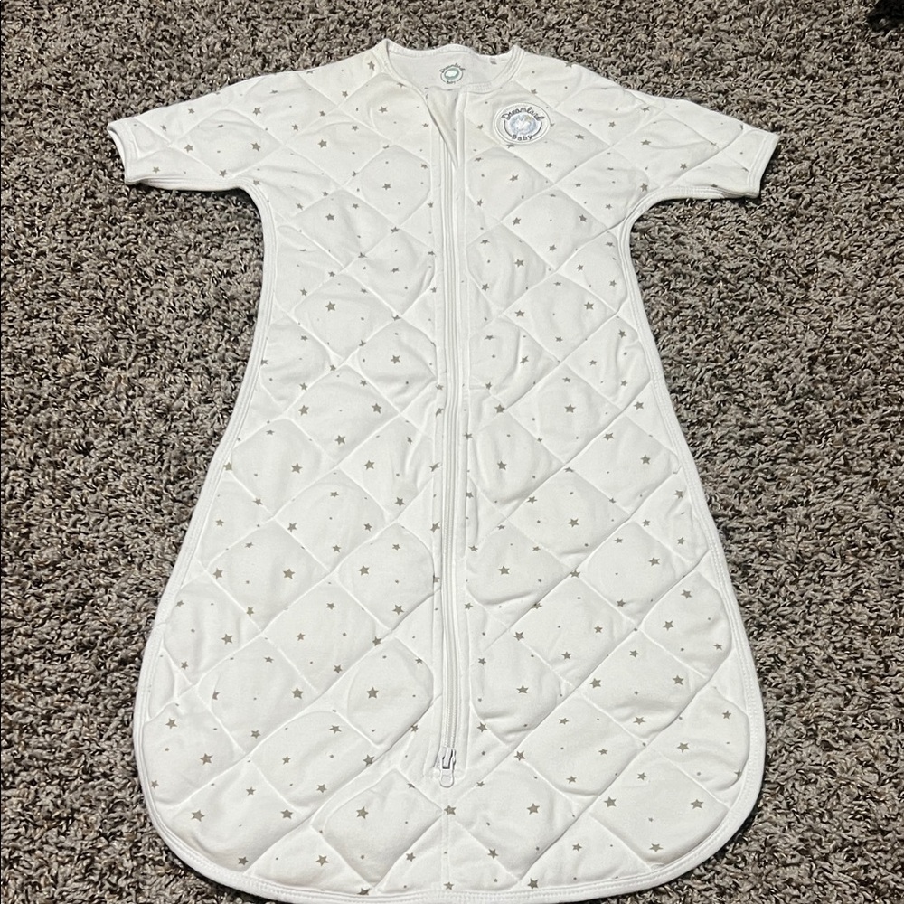 Dreamland Baby White Quilted Star Baby Sleep Sack